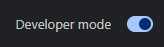 Enable Developer Mode